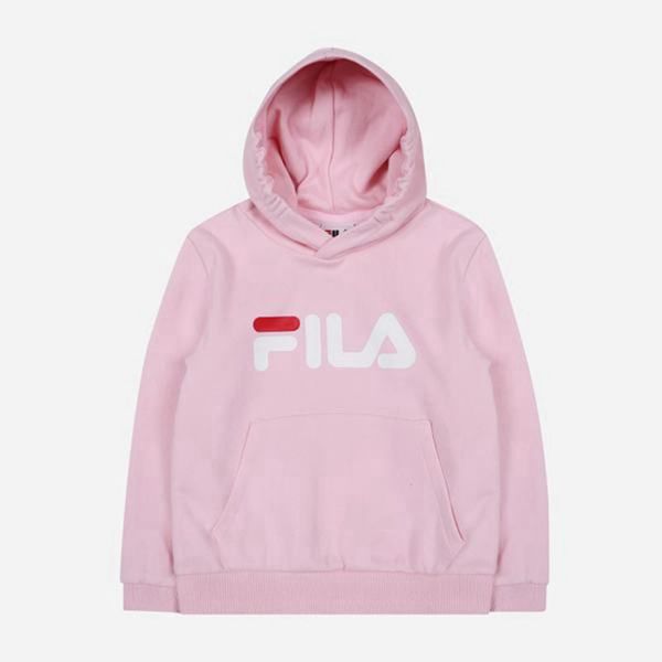 Blusa Moletom Capuz Fila Menina Rosa - Fila Uno L/S Loja Online Portugal,JPER-42695